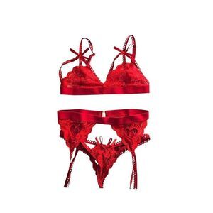y2k romantic lace lingerie set